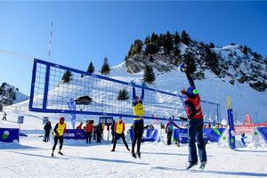 (Miniature) Lancement d’un circuit national de Snow-Volley