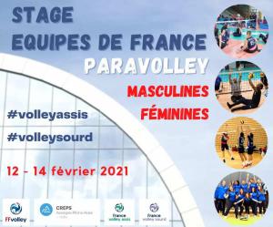 (Miniature) Para-Volley : Les Bleu(e)s en stage à Vichy